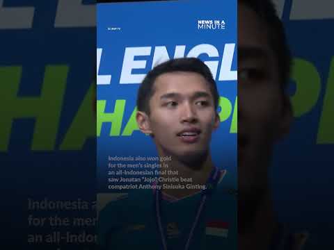 Indonesian badminton players eye Olympics after recent wins #shorts