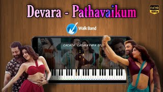 Devara - Paththavaikkum Song Piano Tutorial | NTR | Janhvi Kapoor | Anirudh