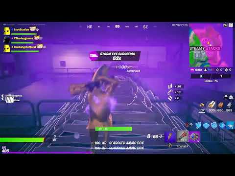 LEVEL 495+ FORTNITE XP GRIND LIVE (LOOTSTATION)