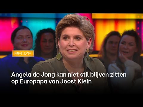 Angela de Jong kan niet stil blijven zitten op Europapa van Joost Klein | RENZE