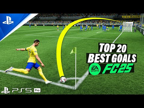 FC 25 | TOP 20 GOALS #2 PS5 PRO [4K60FPS]