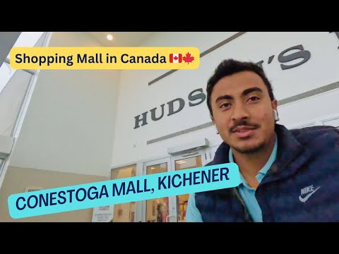 Canada मा Shopping Mall कस्तो हुन्छ त ?? Conestoga Mall, Kitchener || Day 1 at Waterloo