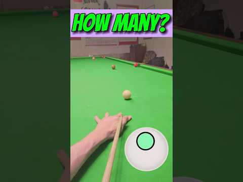 Snooker Practice Challenge Week 46 🔴🔴🔴 GoPro Headcam POV