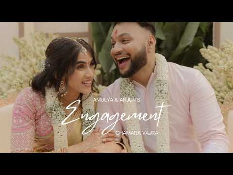 Amulya & Arjun’s Elegant South Indian Engagement at Chamara Vajra, Bangalore