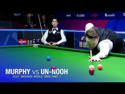 Shaun Murphy vs Thailand Thepchaiya Un Nooh 2025 Snooker World Open Part 1