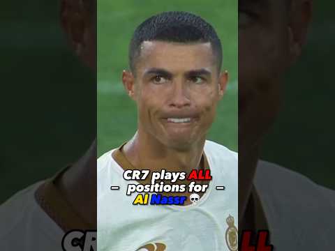 Ronaldo plays 4 positions in one match 😂