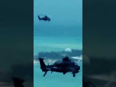 Z-10 Helicopter: A Thrilling Flight Demonstration #Z10Helicopter #HelicopterAction #military