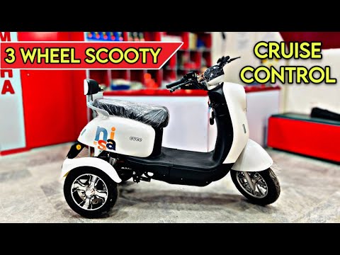 Evee Nisa 3 Wheel Electric Scooty 2024 Complete Review & Price