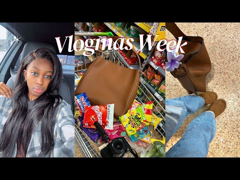 VLOG | Shopping for Christmas presents, going for a ball, package delivery rant, getting sweets.