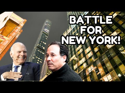 NYC Billionaires Battle! | The Story of Central Park Tower | Walking Billionaires Row At Night