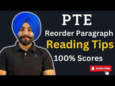 PTE reading reorder paragraph how to improve, best way to improve reading ( Gurwinder PTE )