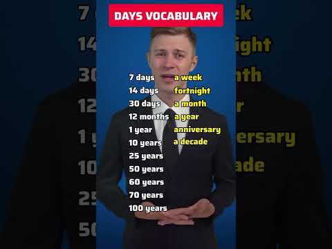 Days Vocabulary in English #Days Vocabulary #english learnenglish #vocabulary #speakenglish #podcast