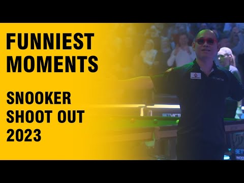 Funny Faces, Dancing and Singing Songs | 2023 Snooker Shoot Out Funniest Moments!