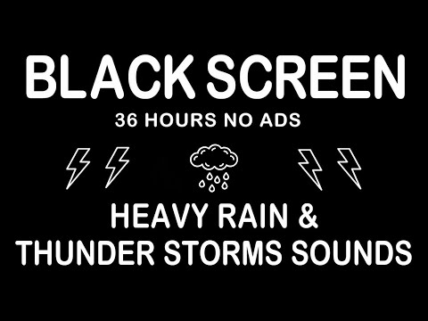 Relax Instantly To The Soothing Sound Of Rain And Thunderstorm Sounds For Anxiety-free Rest