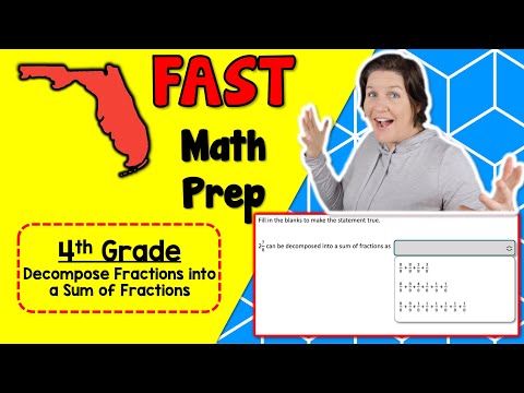 4th GRADE | Florida FAST Math Test Prep FREEBIE | MA.4.FR.2.1