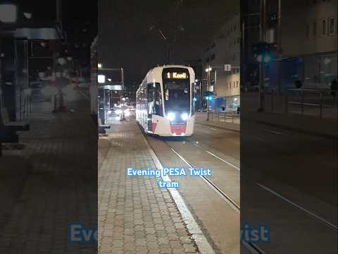 Evening PESA Twist tram #tram