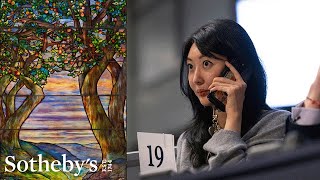 $12.5 Million Tiffany Studios Glass Window Shatters Auction Record at Sotheby's