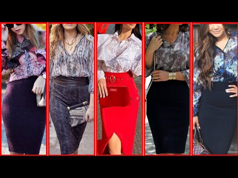 Modern Two-Piece Ensembles: Printed Blouse, Plain Skirt - View Designs(2025)