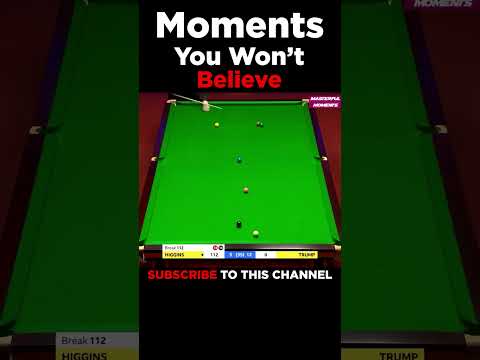 Jaw Dropping Moments You Won't Believe in Snooker History #shorts #snooker #snookermoments