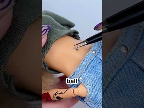 Giving Barbie a Bellybutton Piercing…