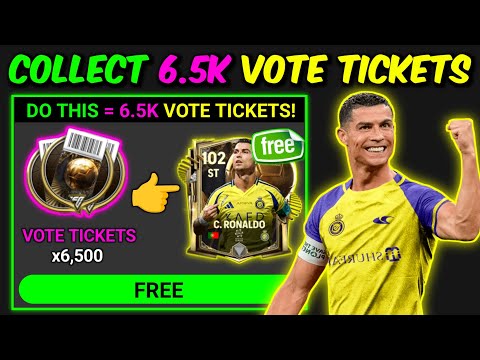 HOW TO GET 6,500 VOTE TICKETS in BALLON D' OR Event | Believers Hub