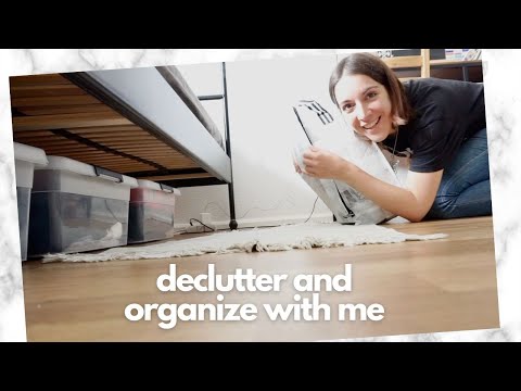 Decluttering and organizing my studio apartment | Declutter and organize with me