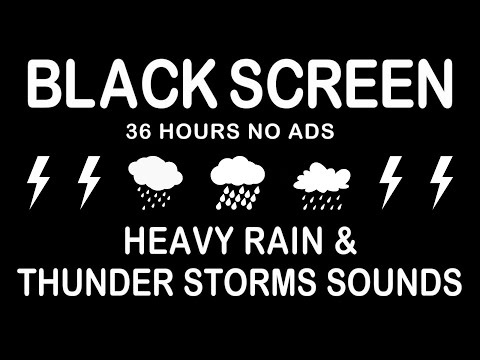 Achieve Stress Relief With 10 Hours Of Heavy Rain And Thunder For Peaceful Nights Of Sleep