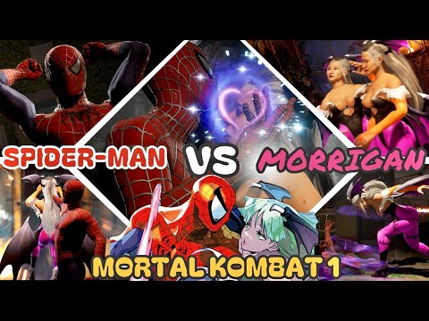 Spider-Man Vs Morrigan Aensland but it’s Mortal Kombat 1