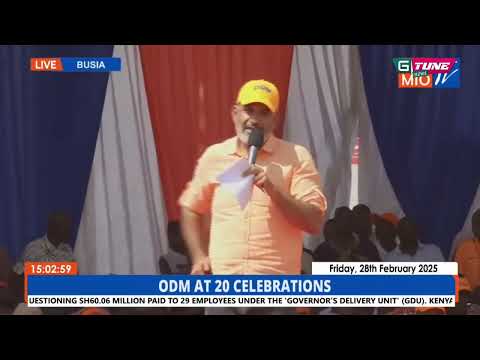 LISTEN TO MOMBASA GOVERNOR ABDULSWAMAD SHARIF RERMARK TO ODM LEADERS DURING THEIR CELEBRATIONS