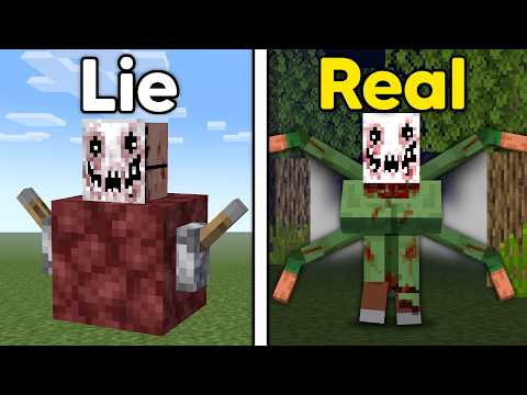 Minecraft But Scary Lies Become REAL