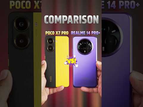 Best Phone Under 30k? 🔥 Poco X7 Pro vs Realme 14 Pro+ Comparison #shorts #realme #poco #pocox7pro