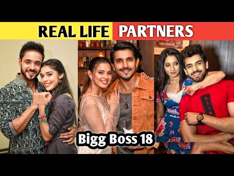 Bigg Boss 18 Contestants BOYFRIEND / GIRLFRIEND |  Real Life Partner | Bigg Boss 18 Promo | Avinash