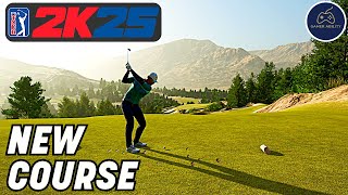 NEW COURSE Taliesin Golf Club is INCREDIBLE in PGA TOUR 2K25!