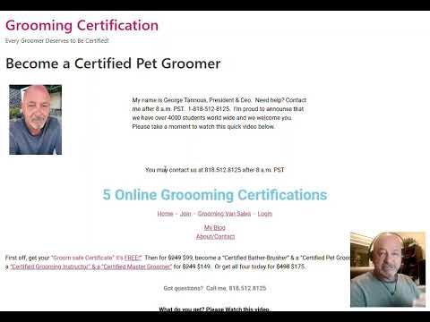 Dog Grooming Certification at GroomingCertification.com