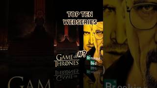 Top ten webseries in the world|| gameofthrones || breaking bad #webseries #top10webseries