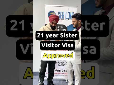 Approval of Visitor Visa for siblings #canadaimmigration #visa