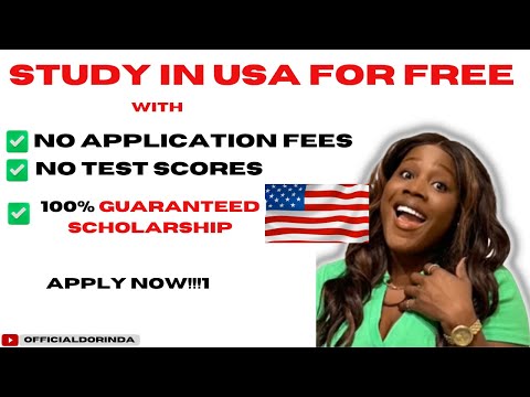 How to Study in USA for FREE | Fully Funded Scholarships|