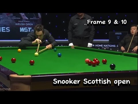 Snooker Scottish open Ronnie O’Sullivan Vs Li hang ( last 2 frames).