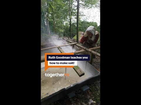 Ruth Goodman shows you how to make salt! | Tudor Farm #shorts