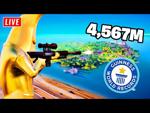 🔴 LIVE - BREAKING YOUTUBERS FORTNITE RECORDS!