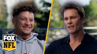 Tom Brady and Patrick Mahomes discuss Super Bowls, family & more ahead of 49ers-Chiefs rematch