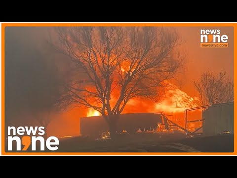 Homes destroyed As Wildfires Rage Across Oklahoma | News9