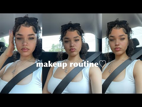 makeup routine🤍