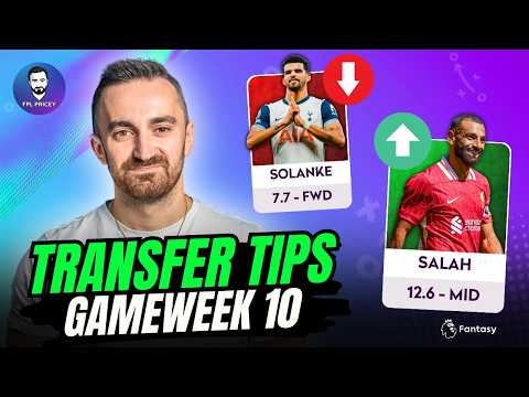 GW10 FPL TRANSFER TIPS | Salah IN, Haaland OUT? 😱 | Fantasy Premier League 24/25