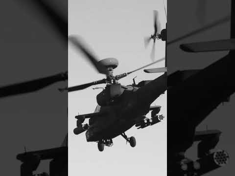 Apache Helicopte in Action  #AH64Apache #ApacheHelicopter