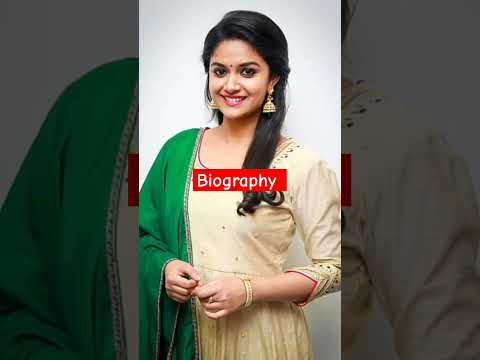 Keerthy suresh biography|#shortvideo #shorts