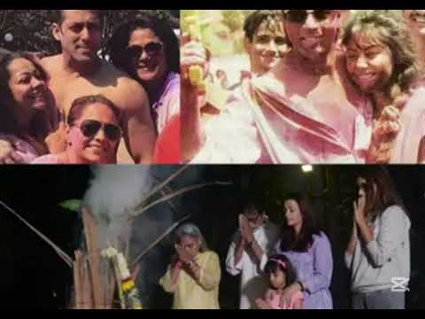 Shah Rukh Khan aur Salman Khan Holi k rang m rang gai / Muslman hwy naraj / Hindu hwy Khush