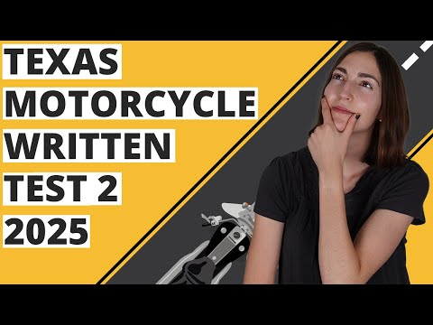 Texas DMV Motorcycle Written Test 2 2025 (60 Questions with Explained Answers)