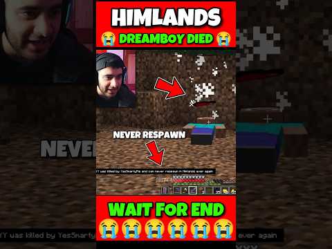 End of himlands dreamboy 😭 himlands sad moments #himlands #smartypie #shortsfeed #viral #minecraft