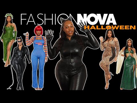 HALLOWEEN COSTUME TRY ON HAUL | FASHION NOVA CURVE #fashionnova #plussizefashion #ootd